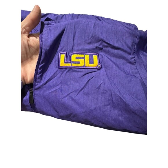 Nike LSU Tigers Dri Fit Jacket Full Zip Purple Yellow Size Small Men’s #AB15-1 - Picture 8 of 13